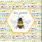 Bee Harmony A by Dina June 14" x 14" Canvas Wall Art (Set of 2)